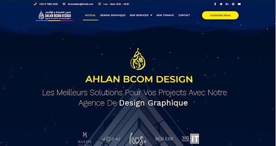 Ahlan Bcom Design : Agence de Conception Graphique et Impression Petite & Grande format