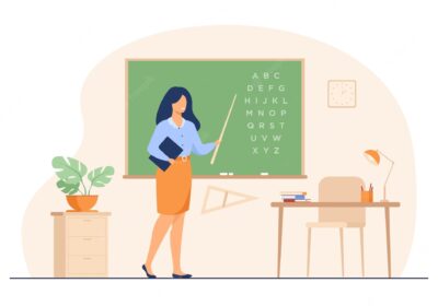 teacher-standing-near-blackboard-holding-stick-isolated-flat-vector-illustration-cartoon-woman-character-near-chalkboard-pointing-alphabet_74855-8600