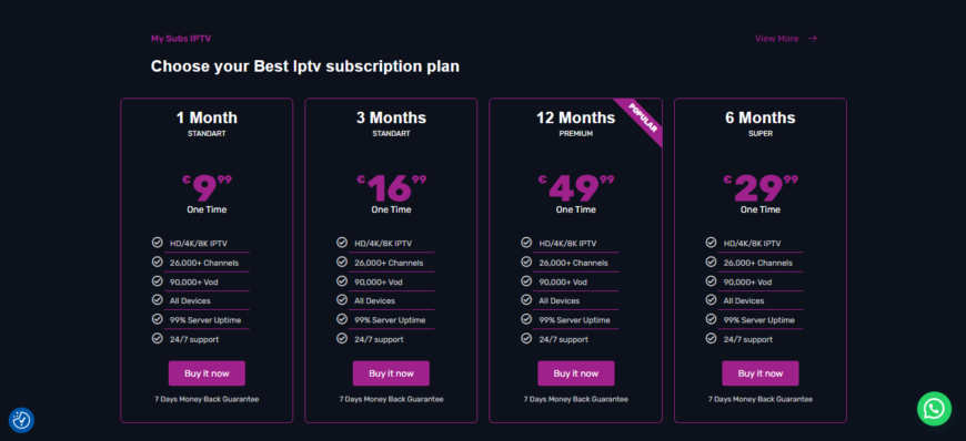 تصميم متجر IPTV احترافي وفريد يضمن تجربة مذهلة