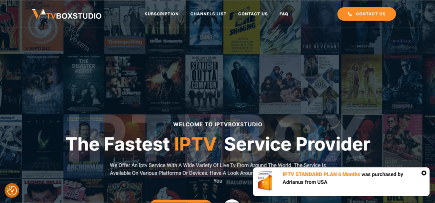 تصميم متجر IPTV احترافي وفريد يضمن تجربة مذهلة