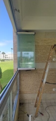 Vetrage accordéon pour balcon et terrasse